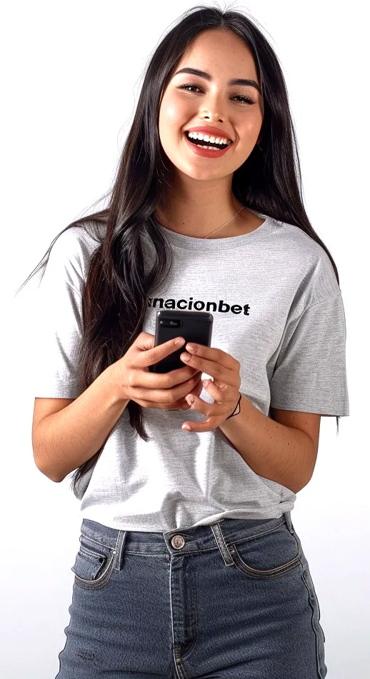 girl with the brand name on t-shirt